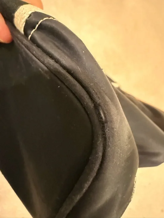 Coach 1941 Black Tote Bag with Light Blue Trim and Tan Accents - Picture 10 of 13